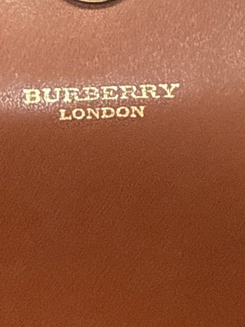 Burberry Haymarket Check Hobo in Brown