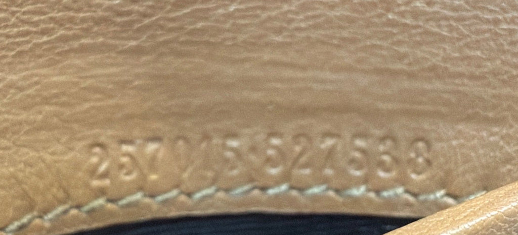 Gucci Guccissima Trifold Wallet in Brown