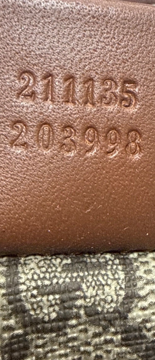 Gucci GG Supreme Canvas Tote in Dark Brown