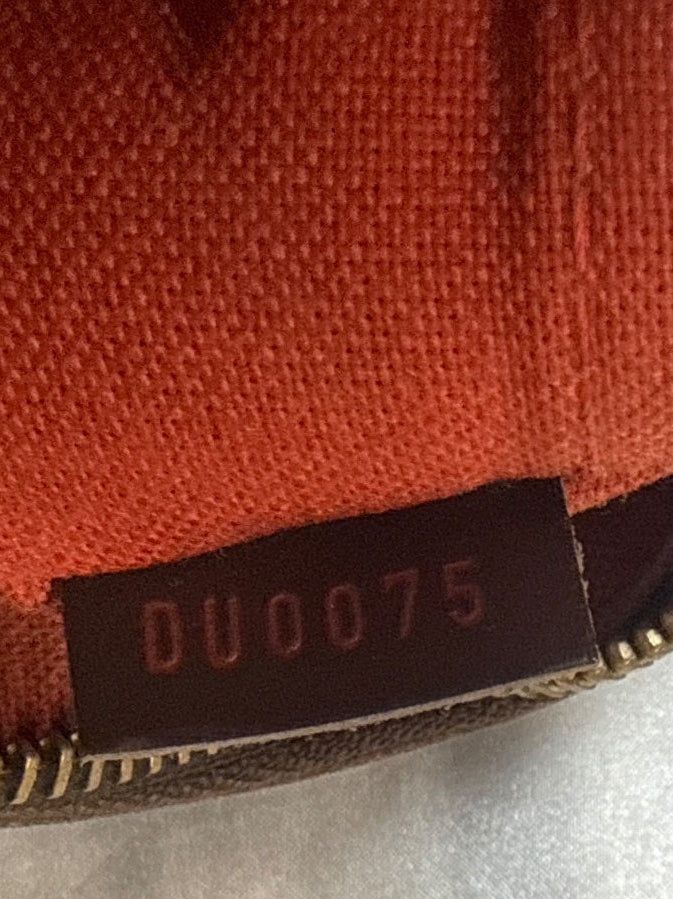 Louis Vuitton Damier Ebene Hobo Shoulder in Brown