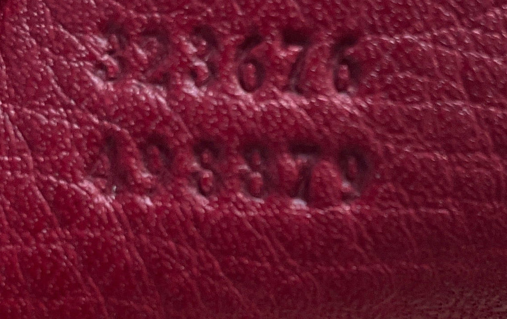 Gucci Canvas Miss GG Crossbody Sling Bag in Red