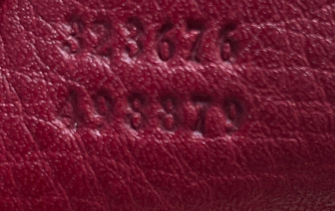 Gucci Canvas Miss GG Crossbody Sling Bag in Red