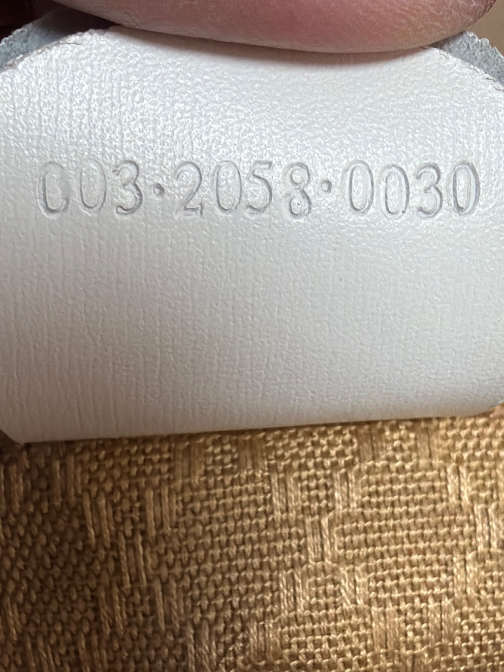 Gucci Vintage Patent Backpack in Cream