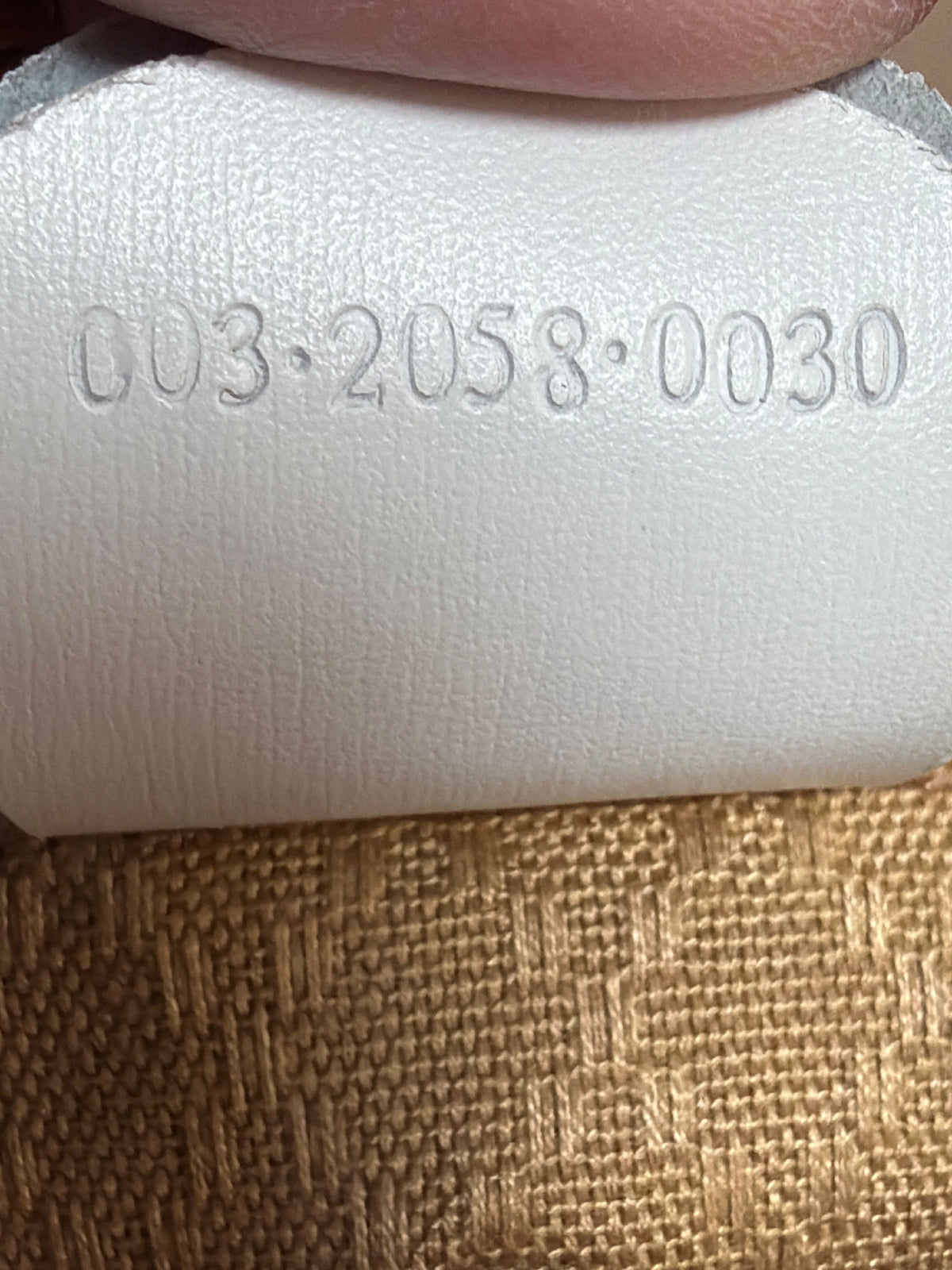 Gucci Vintage Patent Backpack in Cream