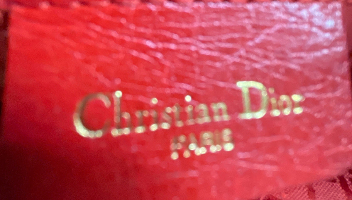 Christian Dior Cannage Lady Dior Top Handle