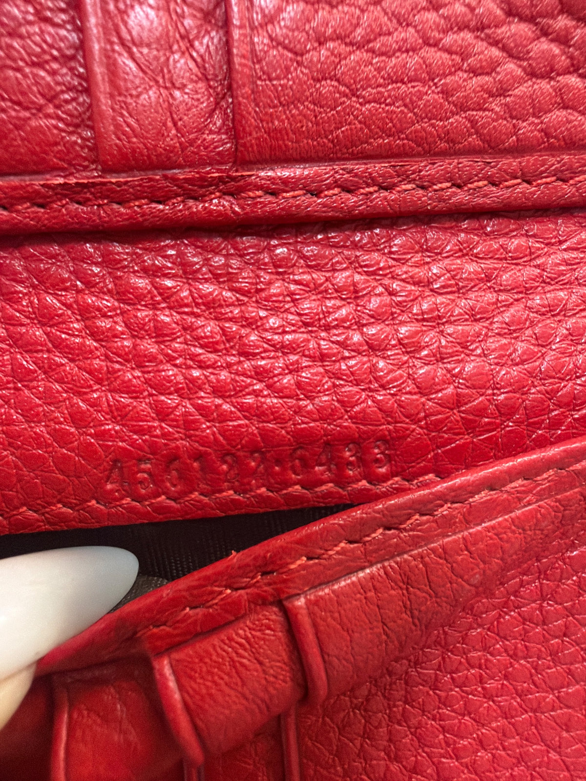 Gucci Marmont Trifold Wallet in Red