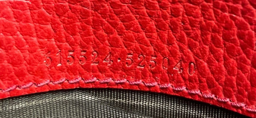 Gucci Interlocking G Wallet in Red