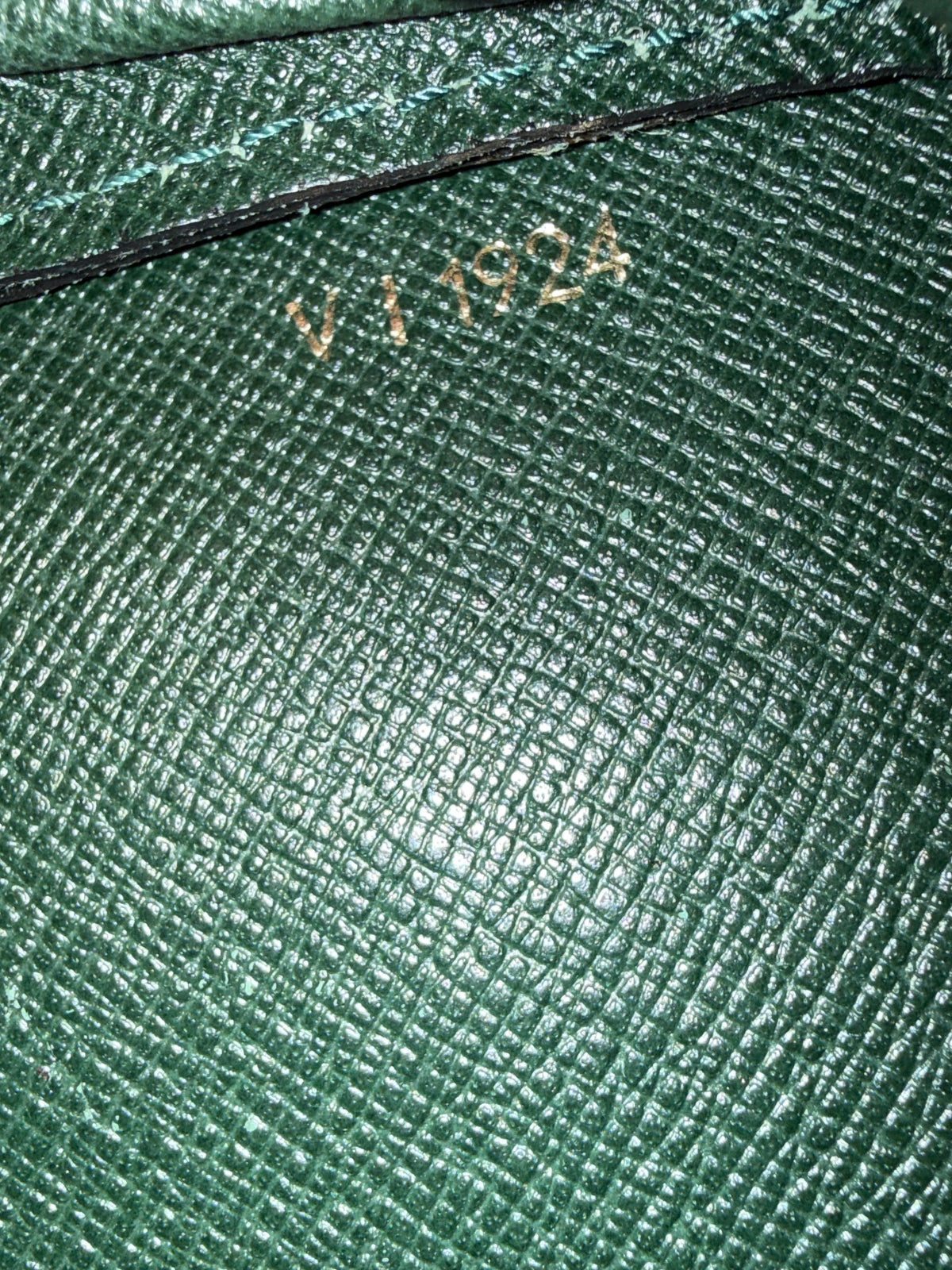 Louis Vuitton Taiga Clutch in Green