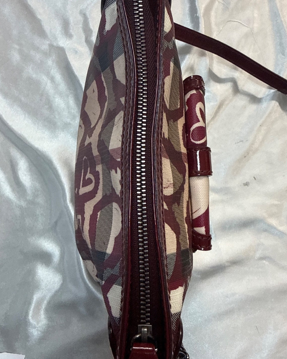 Burberry Heart Sling Crossbody Bag in Red