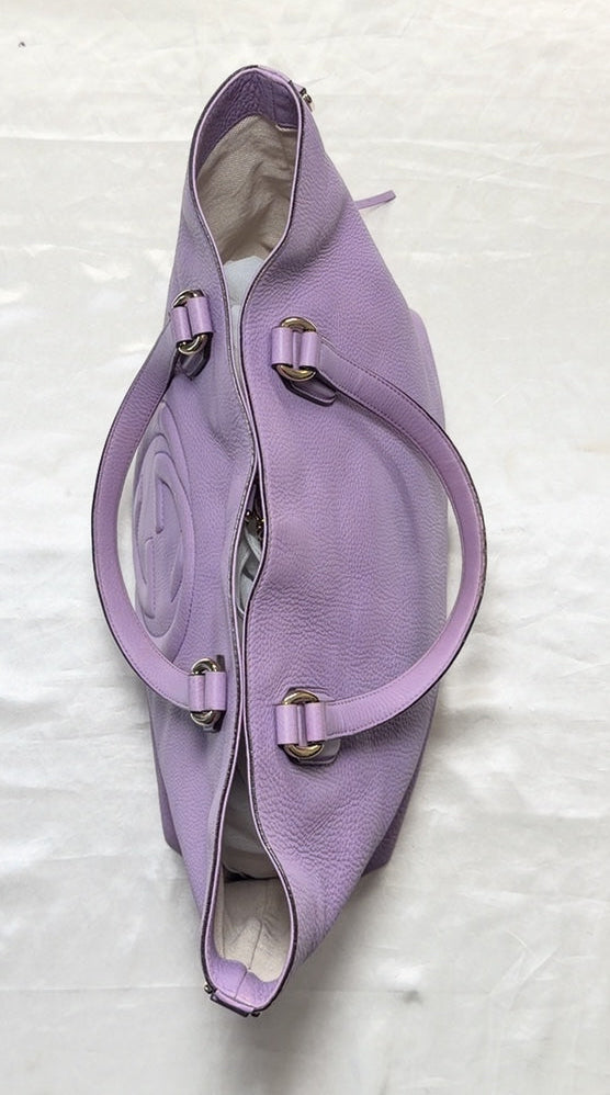 Gucci Soho Interlocking GG Tote in Purple