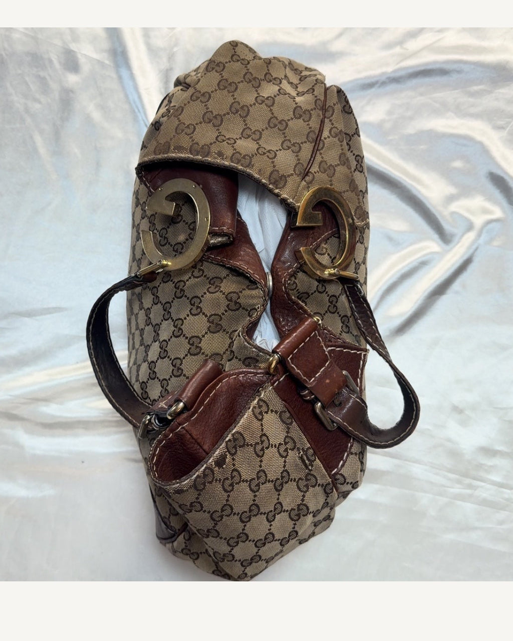 Gucci Charlotte Large Tote Hobo Big G