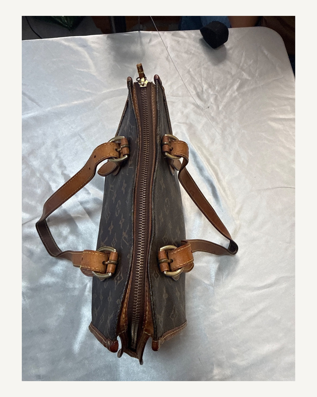 Louis Vuitton Monogram Satchel in Brown
