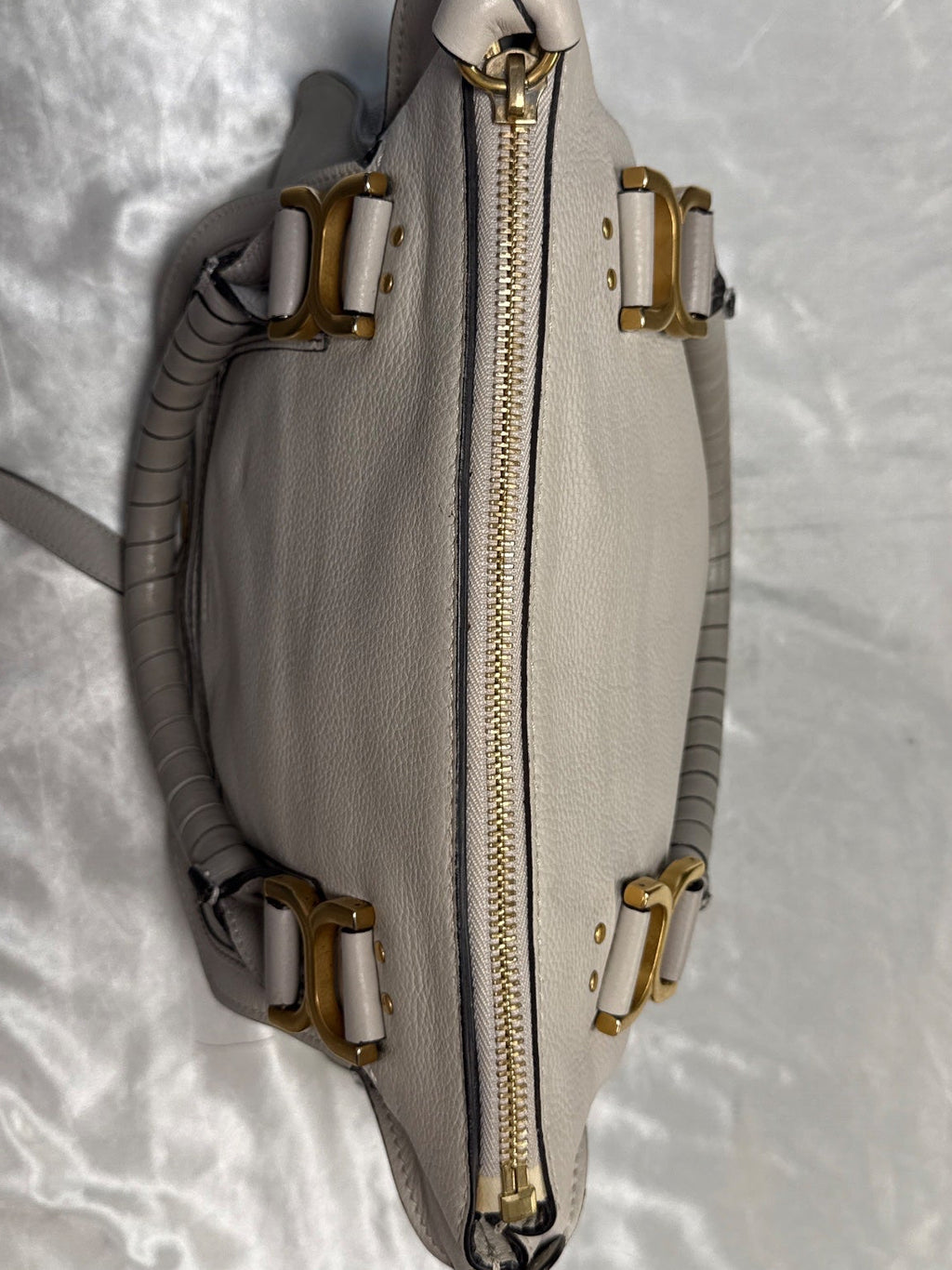 Chloe Marcie Shoulder Bag in Gray