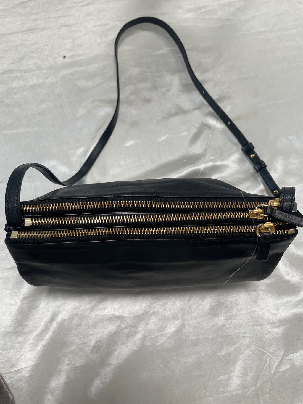 Celine Trio Crossbody Bag in Black