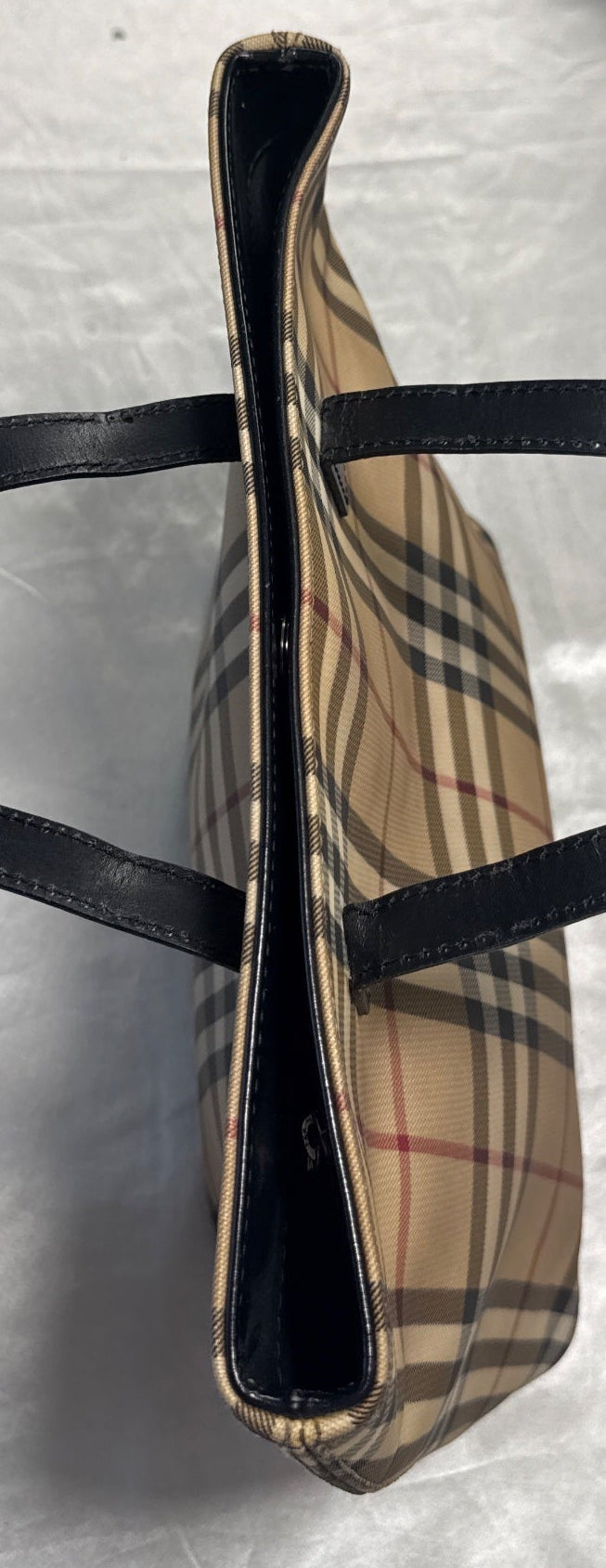 Burberry Nova Check Tote in Brown