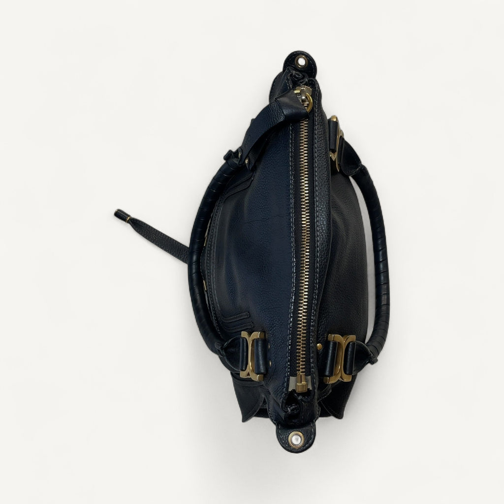 Chloe Marcie Crossbody in Black