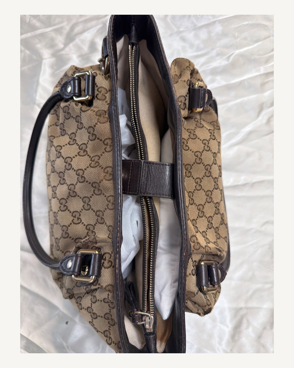 Gucci Monogram Canvas Sukey Tote