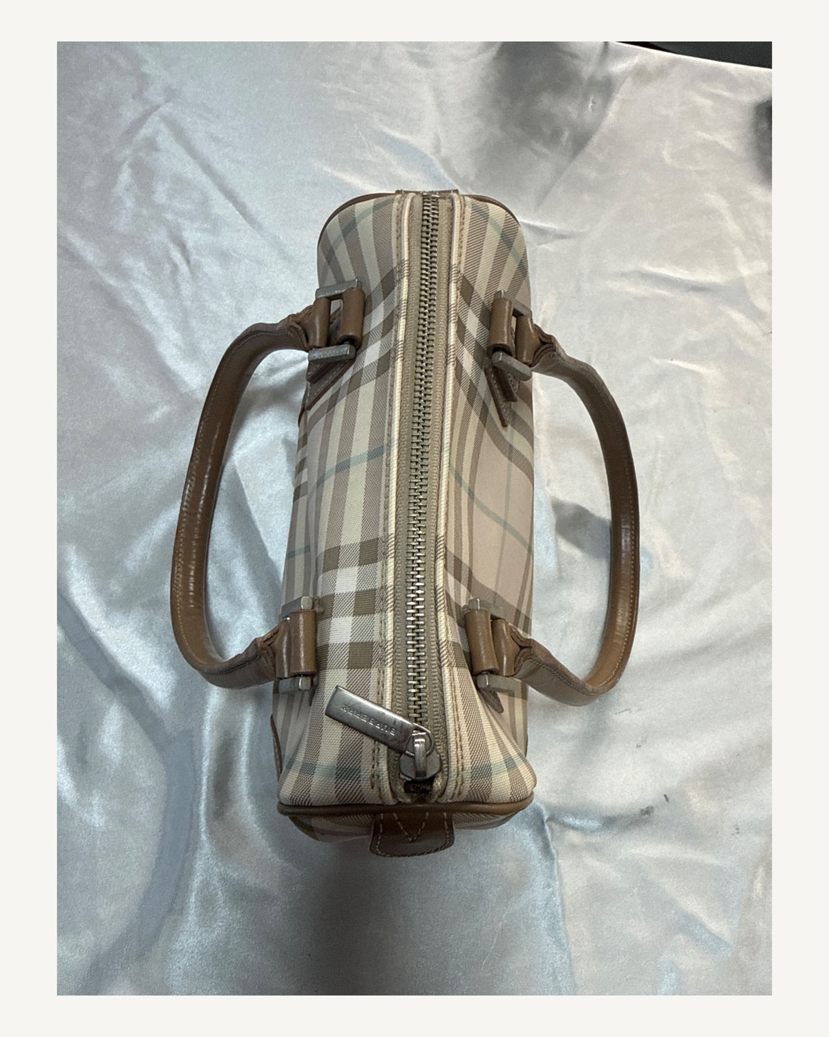 Burberry Boston Satchel in Pink