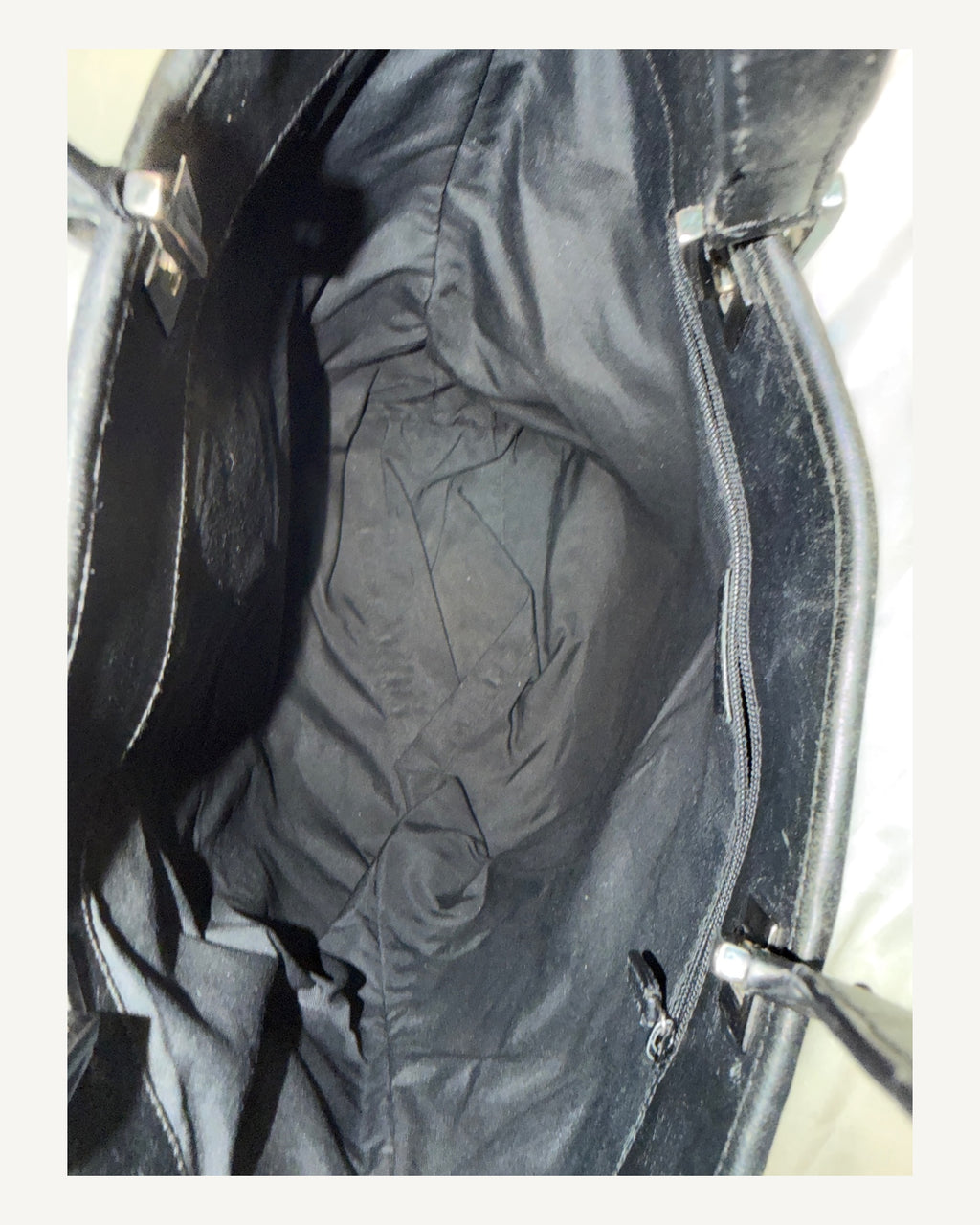 Gucci Eclipse Canvas Shoppet Tote Small in Black