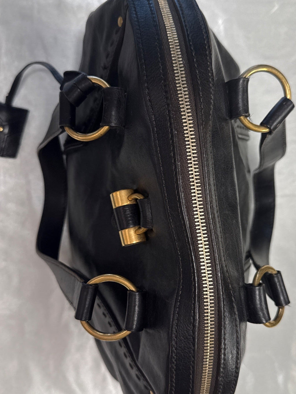 Saint Laurent Muse Tote in Pink & Black