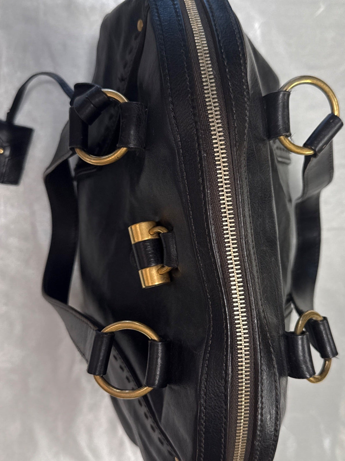 Saint Laurent Muse Tote in Pink & Black
